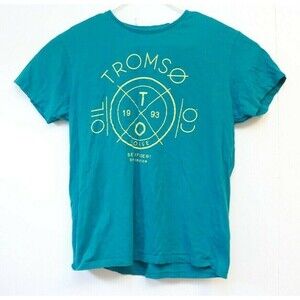 Cedar Wood State Mens T Shirt Sz Large‎ Graphic Green